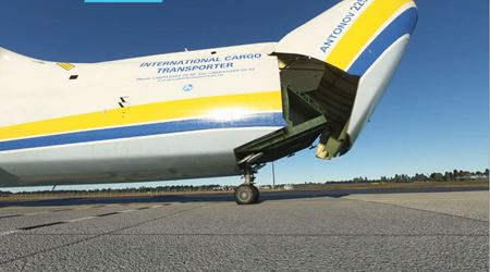 Microsoft Flight Simulator oficiálne dostane už zničené Antonov 225 Mriya lietadlo