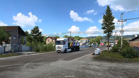 Euro Truck Simulator 2 ukazuje architektúru západného Balkánu