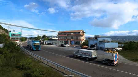 Euro Truck Simulator 2 ukazuje architektúru západného Balkánu