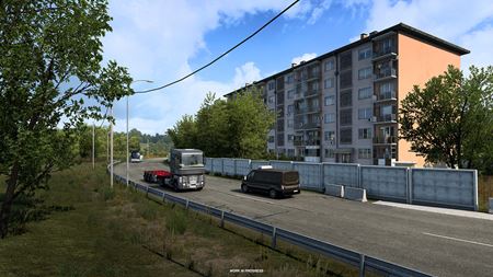 Euro Truck Simulator 2 ukazuje architektúru západného Balkánu