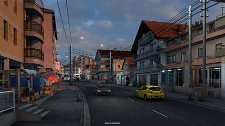 Euro Truck Simulator 2 ukazuje architektúru západného Balkánu