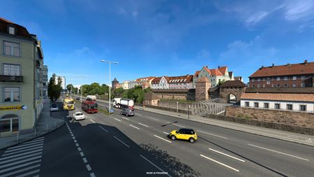 Euro Truck Simulator 2 ukazuje prepracovaný Norimberg