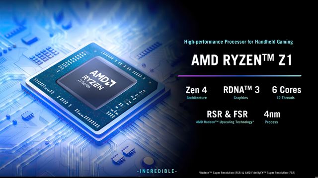 AMD a ASUS predstavili handheldové procesory Ryzen Z1 a Z1 Extreme a rovno aj handheld ROG Ally