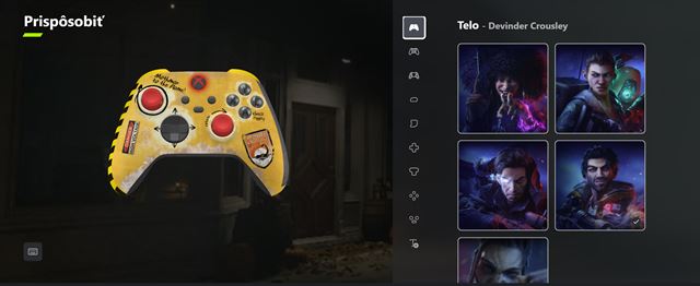 Redfall pridal skiny do ovládačov v Design Labe