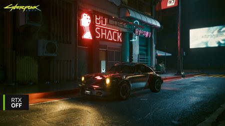Cyberpunk 2077 Overdrive ray tracing update ukazuje porovnania