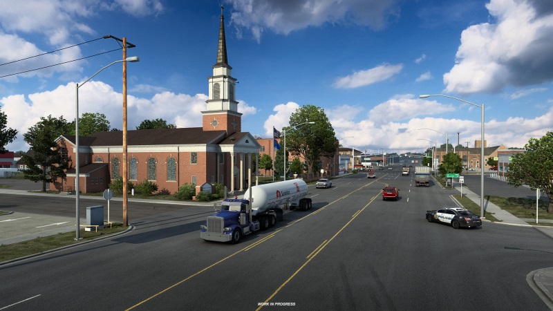 American Truck Simulator ukazuje mest a mestek Oklahomy