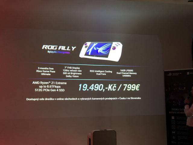 ROG Ally si už u nás získava prvých fanúšikov