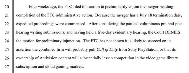 FTC prehralo svoj pokus o zastavenie odkúpenia Activisionu Microsoftom
