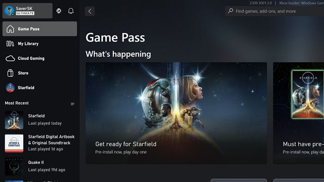 Starfield je už dostupný na preload aj na Steame,  Xbox aplikácia na PC dostala tému hry