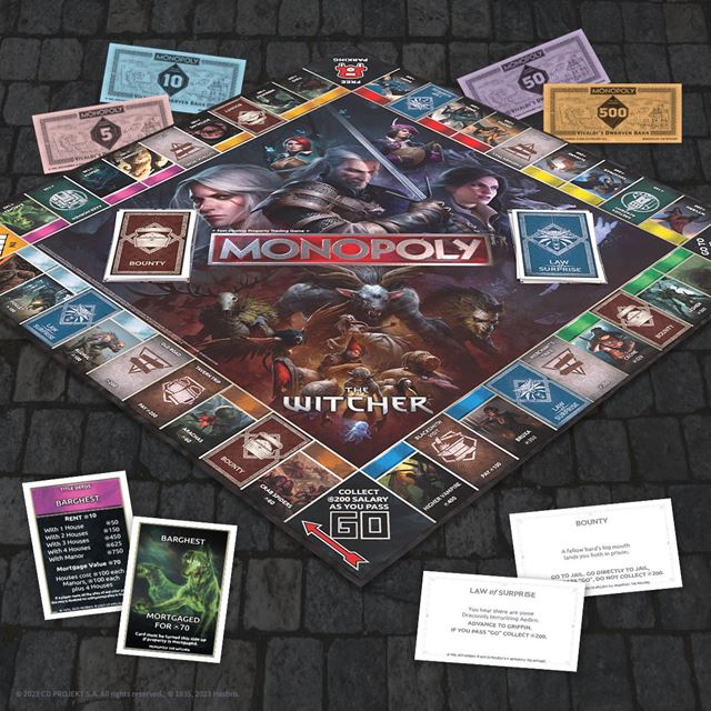 Čakanie na novú Witcher hru si budete môcť skrátiť pri Witcher Monopoly