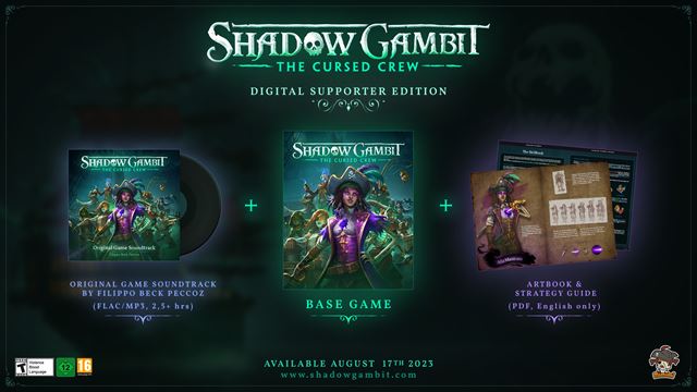 Shadow Gambit oznámil edície aj ceny