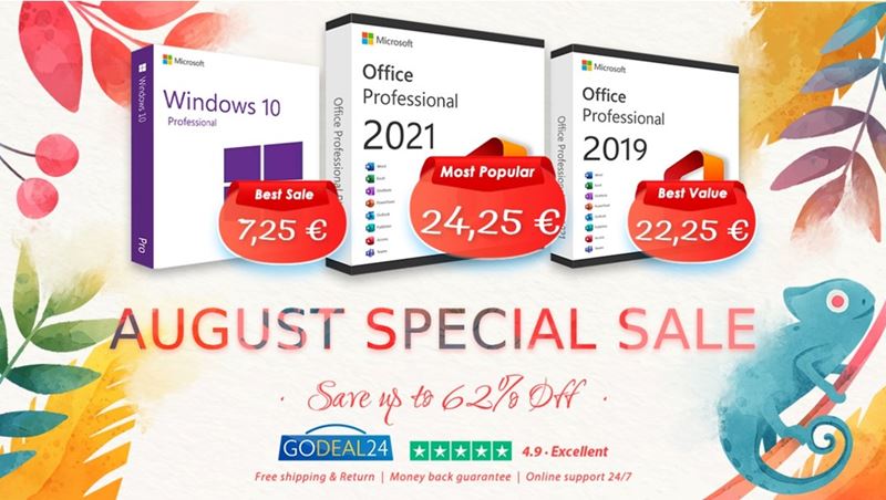 Leglny Office 2021 a Windows 10 len od 7,25  v pecilnej akcii Godeal24!