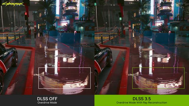 Nvidia oficiálne vypúšťa DLSS 3.5 a Cyberpunk 2077 updatom 2.0