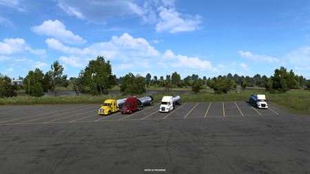 American Truck Simulator ukazuje rieky a jazerá Kansasu