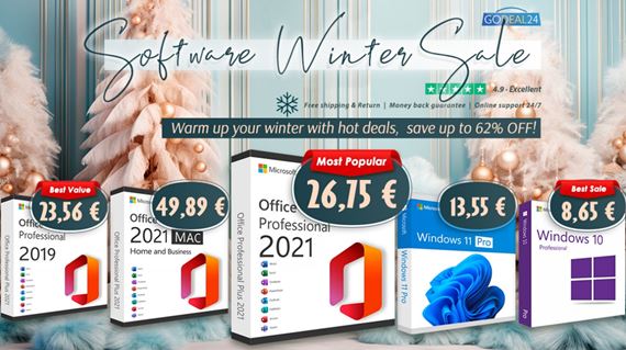 Inovujte svoj pota s doivotnm balkom Microsoft Office 2021 a Windows 11 od 10  v zimnom vpredaji Godeal24!