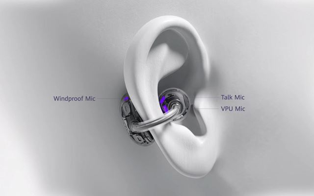 Huawei Freeclip sú netradičné štupľové slúchadlá