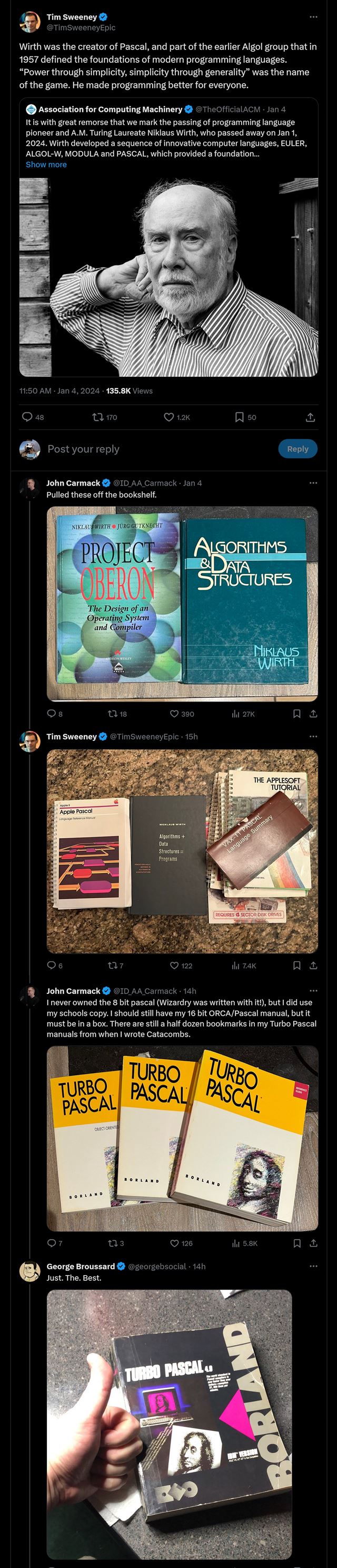 Zomrel tvorca Pascalu Niklaus Wirth