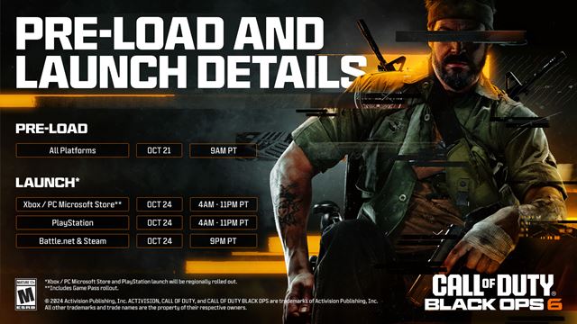Call of Duty: Black Ops 6 naplánoval preload, čas vydania a ukázal aj veľkosť a požiadavky pre PC