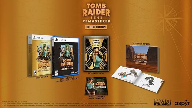 Tomb Raider I-III Remastered vychádza v retaili