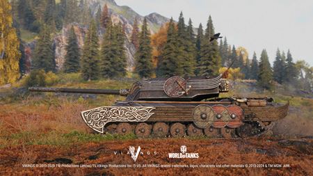 Postavy zo seriálu Vikingovia prichádzajú do World of Tanks