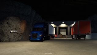 American Truck Simulator ukazuje podzemné sklady v Missouri