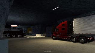American Truck Simulator ukazuje podzemné sklady v Missouri