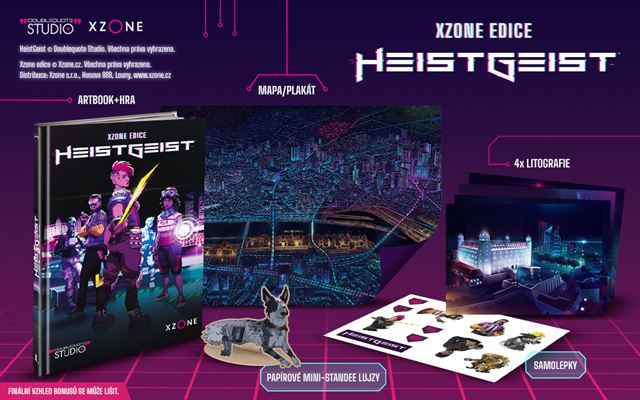 Slovenská kyberpunková RPG HeistGeist vyjde aj retailovo