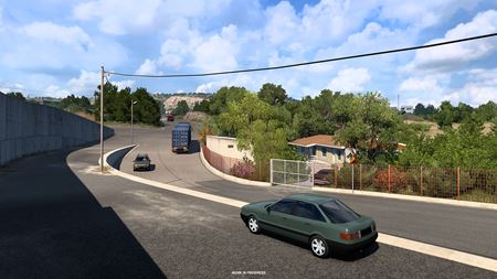 Euro Truck Simulator 2 ukazuje grécke mesto Mytilini