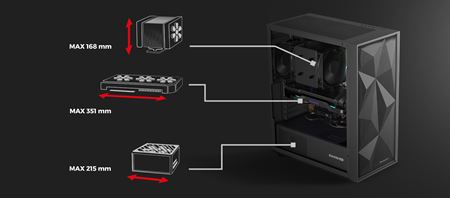 GENESIS predstavil novú sériu PC skriniek Diaxid 605