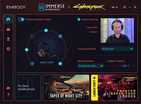 Cyberpunk 2077 dostane personalizované priestorové audio