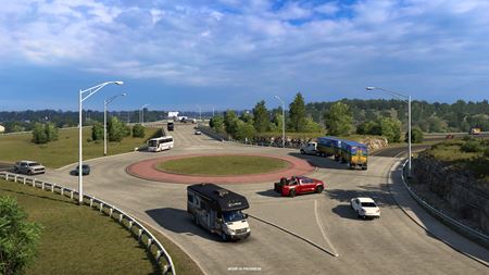 American Truck Simulator ukazuje mesto Rolla z Missouri DLC