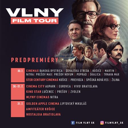 Po veľkolepom úspechu na MFF Karlove Vary mieria Vlny do slovenských miest s exkluzívnymi predpremiérami