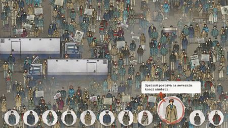 Velvet 89 vás vráti do obdobia Nežnej revolúcie, kde budete hľadať protestujúcich ľudí