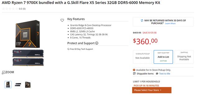 Predaje nových AMD procesorov nie sú dobré, týždeň po vydaní ceny klesajú