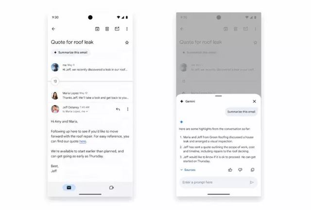 Umelá inteligencia Gemini prichádza na Gmail pre Android