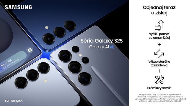 Kúpiť si najnovší smartfón Galaxy S25 s pokročilou AI sa rozhodne oplatí