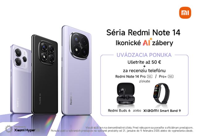 Redmi Note 14 je už na Slovensku. Ktorý z piatich modelov si vybrať?
