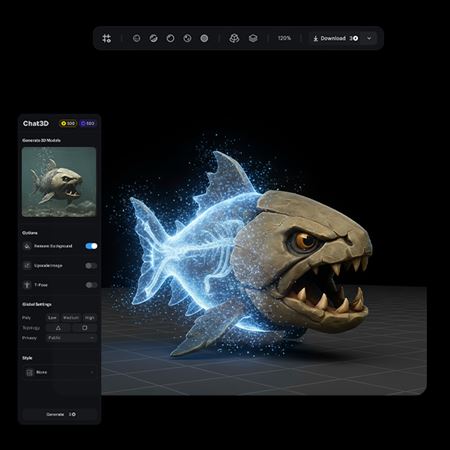 Chat3D - AI revolúcia v 3D modelovaní