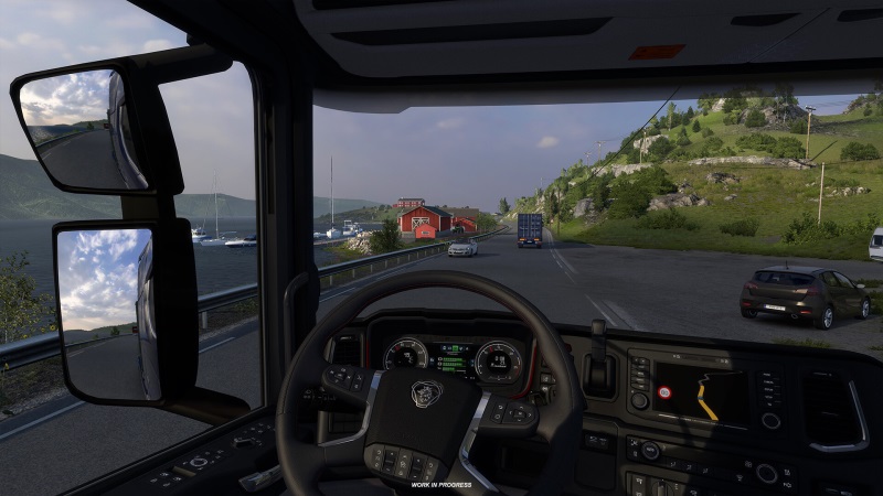 Autori ETS2 ukazujú 25 minút jazdenia v DLC Nordic Horizons