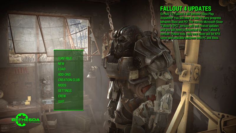 Fallout 4 dostal podporu Xbox Play Anywhere