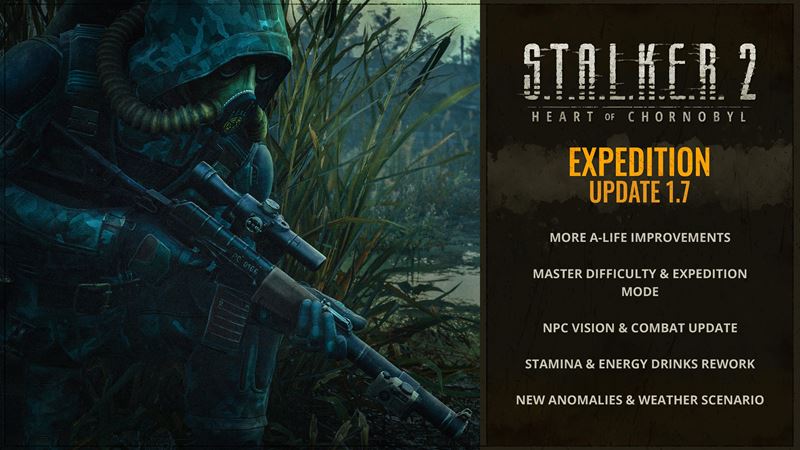 Stalker 2 dostáva Expedition update, ktorý prináša do hry nové možnosti