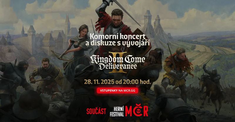 Na Hernom festivale MČR zažijete živý koncert Kingdome Come: Deliverance II