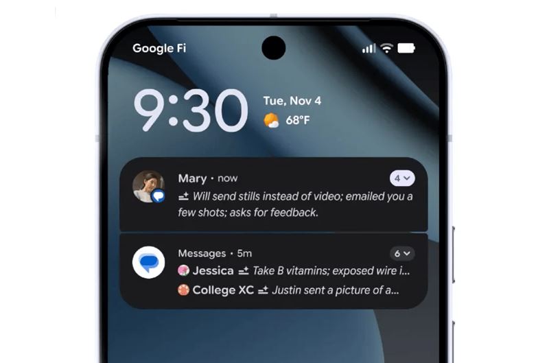 Google rozširuje funkciu AI súhrnu notifikácií všetkým značkám telefónov