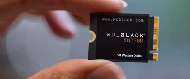 Potrebujete väčšie SSD do herného handheldu? Pozrite sa na WD_Black SN770M M.2 2230 disk