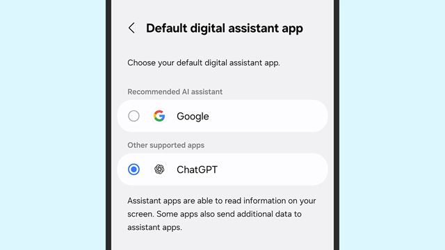ChatGPT si budeme môcť nastaviť ako hlavného hlasového asistenta v Androide