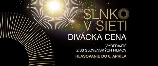 Od dnes je možné hlasovať v diváckom hlasovaní národných filmových cien Slnko v sieti
