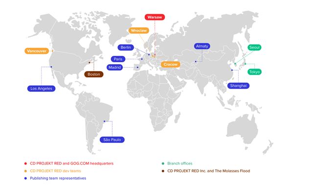 CD Projekt ukázal detailné rozloženie predajov Witcher a Cyberpunku medzi platformami