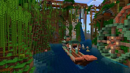 Porovnanie originálneho Minecraft s novým Vibrant Visuals upgradom