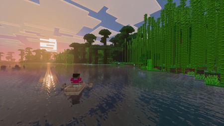 Porovnanie originálneho Minecraft s novým Vibrant Visuals upgradom