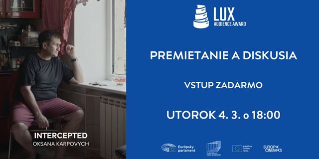 Mimoriadne premietanie dokumentárneho filmu Intercepted v košickom kine Úsmev